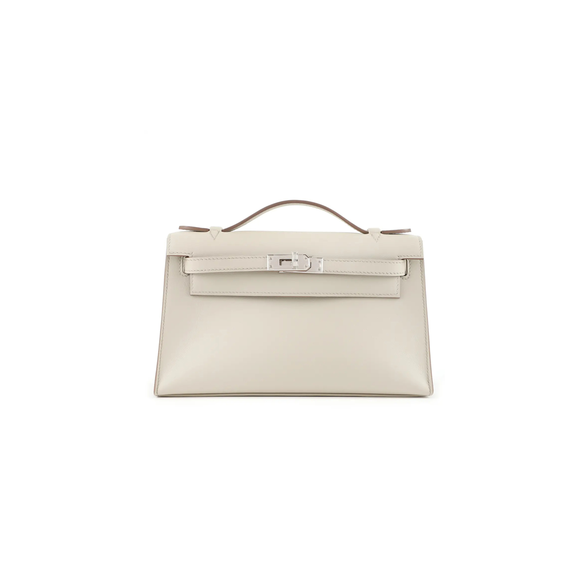 HERMÈS KELLY CLUTCH LEATHER CLUTCH BAG (22*14*7cm) 